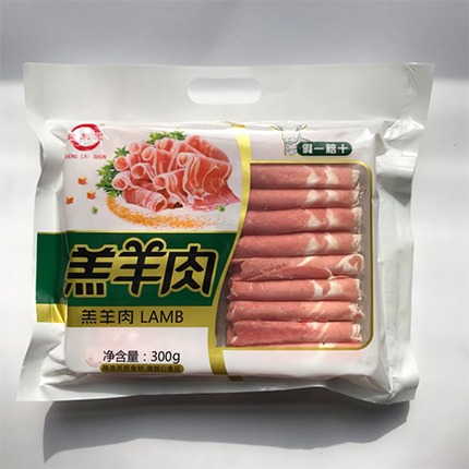 羔羊肉片300g托盒