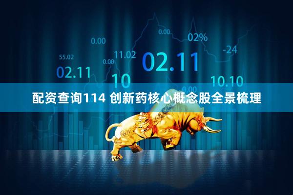 配资查询114 创新药核心概念股全景梳理